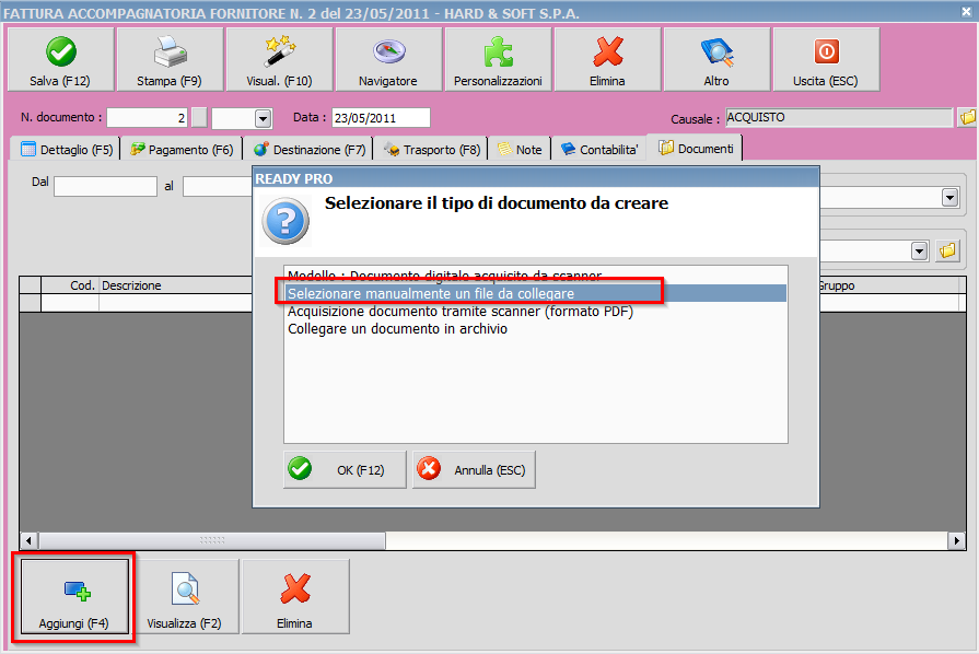 allegare includere