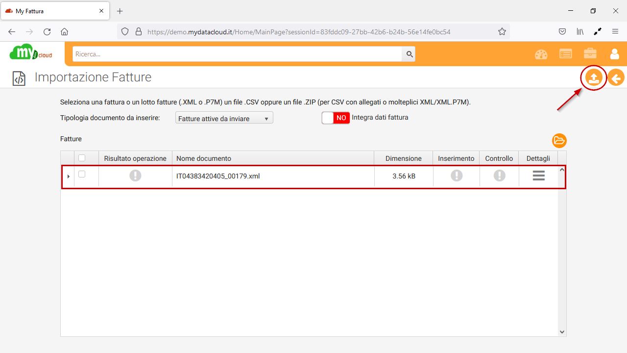 Inviare un file XML di una fattura elettronica direttamente da ...